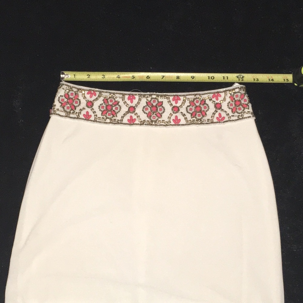 SHERRI HILL Beaded 2Piece Dress,Rounded Skirt Slit - Picture 16 of 16